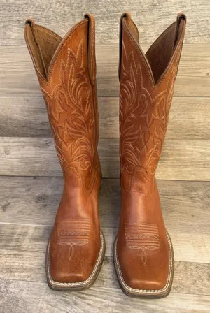 Ariat Women’s Round Up Stockyards Western Boot 10025043, Size 6.5B thumbnail 1