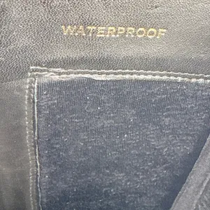 Cole Haan Nike Collab Waterproof Black Patent Leather Tall Boots Buckle Women 8B thumbnail 10