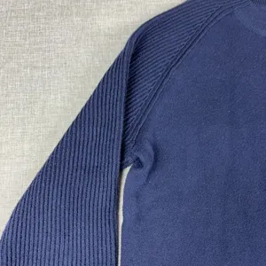 Vince Sweater Womens‎ XS Blue 100% Cotton Crew Neck Raglan Pullover Lightweight thumbnail 3