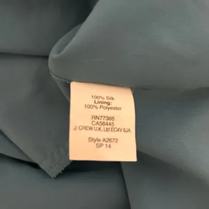 Madewell Silk Bordershine‎ Cami Dress in Teal Size 0 thumbnail 10