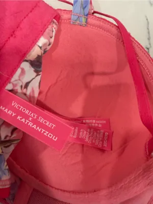 Victoria's Secret Hot Pink Floral Lace Push-Up Bra thumbnail 3