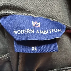 Modern‎ Ambition Pleated Front Pull On Ponte Knit Pant Volcanic Ash XL thumbnail 7