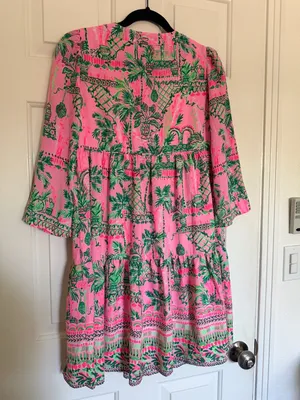 Lilly Pulitzer Tropical Tiered Dress thumbnail 4