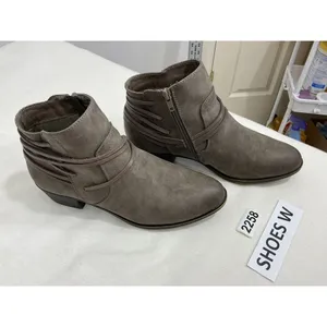 Womans Madden Girl Become Brown Full Leather Strappy Bootie Size 9 M thumbnail 2