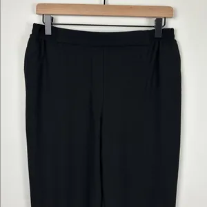 Anthropologie Essential Pull On Trouser Pants Women’s Size Small Black Office thumbnail 3