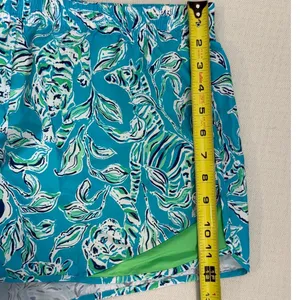 Lilly Pulitizer Luxletic Ocean Trail Athletic shorts‎ size large thumbnail 7