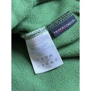 EUC Womens Lands End green fleece vest full zip outdoors hiking size L 14-16 thumbnail 7