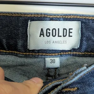 AGOLDE Nico High Rise Slim Straight Jeans Size 30 Medium Wash Bootcut thumbnail 3