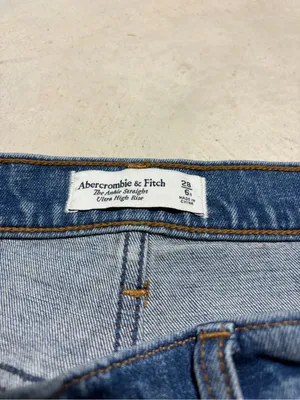Abercrombie & fitch the ankle straight ultra high rise Jeans 28/6R thumbnail 2
