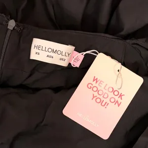 NWT!! HELLO MOLLY Upon A Cloud Strapless Bubble Midi Dress Solid Black X-Small‎ thumbnail 10