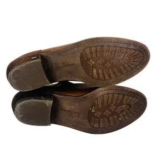 Sam Edelman Petty Leather Booties Women's 8M Brown Classic Chic Minimalist‎ thumbnail 4