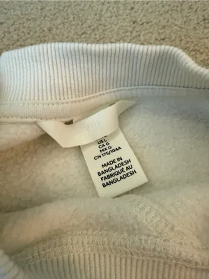 H&M White Paris Atelier Graphic Sweatshirt thumbnail 2