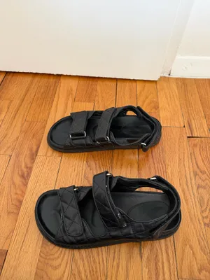 Tony Bianco hiranni quilted sandals black size 39 thumbnail 6