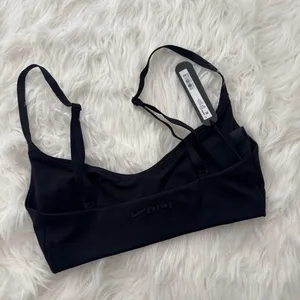 Nike Skims Matte Micro Scoop Sports Bra Obsidian Size XS thumbnail 6
