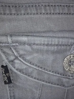 Levis 6 Gray Jeans Rivet Flap Pocket Shorts thumbnail 5
