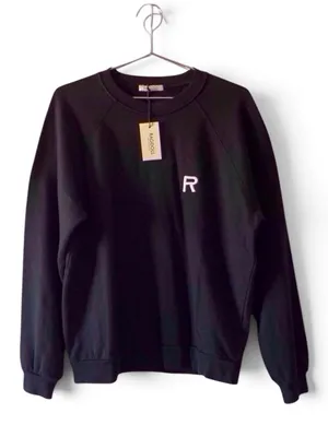 RAGDOLL LA NWT Black Crewneck Sweatshirt | 100% Cotton | Size L thumbnail 4