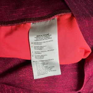 Adidas Climalite Women's‎ Magenta Space Dye Cropped Leggings Capris Size M thumbnail 5