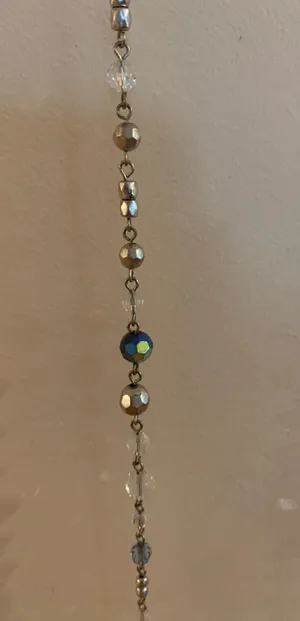 Blue Beaded Necklace thumbnail 3