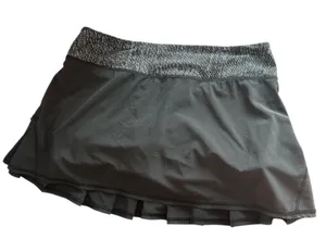 LuluLemon Black Pleated Athletica Skirt Skort size 6 thumbnail 1