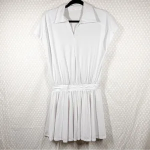Free People Movement White Hit The City Activewear‎ Romper thumbnail 2