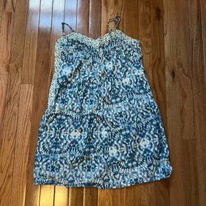 Mossimo Supply Co. Blue and White Mini Dress thumbnail 4