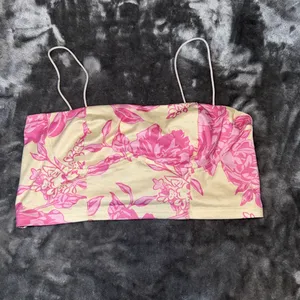 Cute summer crop top Pink Size XS thumbnail 2