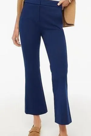J. Crew Factory Kelsey Flare Pant in Antique Navy thumbnail 1