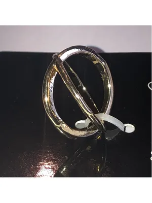 Size 7 Jasmine Lane Gold Tone Dainty Boho X Ring thumbnail 5