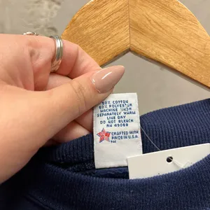 Soffe Clemson University 90s Navy Blue Paw Logo Crewneck Sweatshirt Large L thumbnail 5