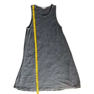 C Madewell Gray & Black Tank Boho Spring Summer Women Dress Size Large thumbnail 6
