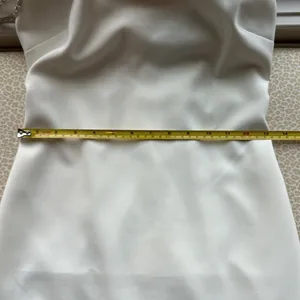 New Likely White Dressy MIDI Dress Lined with beaded trim size 10 thumbnail 15