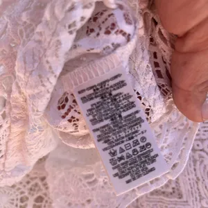 Free‎ people Elegant White Lace Women’s swimsuit cover thumbnail 3