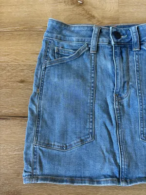 American Eagle Denim Mini Skirt thumbnail 3