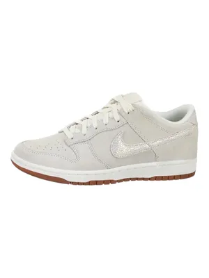 VHTF: Nike ✔︎ Dunks Low Skinny PRM Premium Sail Luster Basketball Sneaker ✔︎ 8.5 thumbnail 2