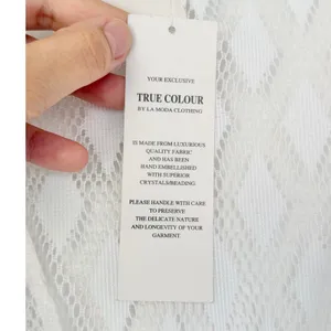 True Colour La Moda White Crochet Lace Maxi Swim Cover Up Embellished NEW‎ thumbnail 4