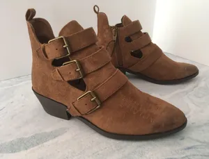 Ankle Boots, Size 8 Brown thumbnail 1