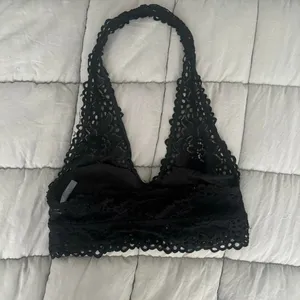 Aerie Halter Black Lace Bralette thumbnail 3