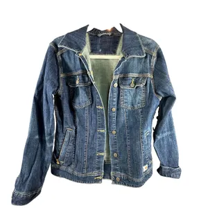Carhartt Jacket Trucker Brewster Dark Wash Denim Jacket Womens Medium Western thumbnail 11
