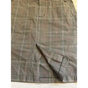 American Eagle Pencil Skirt Women’s Size 6 Gray Plaid Preppy Front Slit EUC thumbnail 4