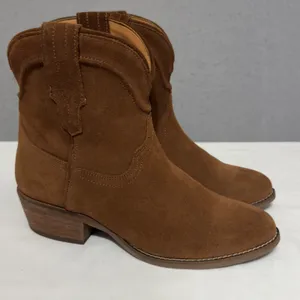 3266 | Dingo Tumbleweed DI561 Suede Western Boots Whiskey Brown Women 8M thumbnail 2