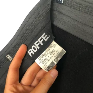 Women’s Black Vintage Roffe Ski and Snow Pants Size 10L thumbnail 4