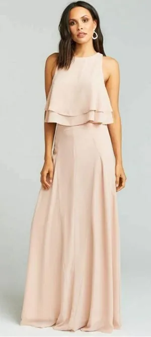 Show Me Your Mumu Women's Maxi Princess Ariel Skirt Size Small Color Soft Beige‎ thumbnail 1