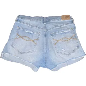 abercrombie and fitch high rise jean shorts size 27/4 thumbnail 2