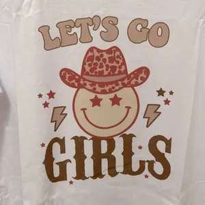 New let’s go girls graphic tee thumbnail 2