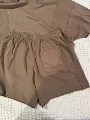 Aerie Brown Oversized Lounge Set thumbnail 6
