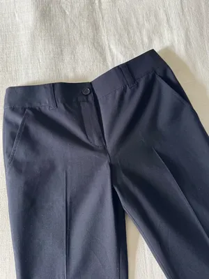 Tory Burch Eliza Navy Trouser Pants, size 2 thumbnail 9