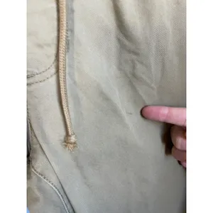 Old Navy jogger pants men's Medium khaki tan beige Flex stretch material READ thumbnail 8