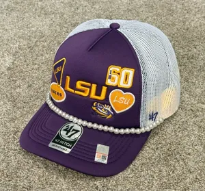 NEW 47 Brand Louisiana State Tigers LSU Rally On ’47 Hitch Fm Foam Front Hat thumbnail 1