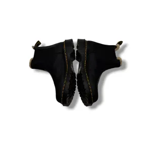 Dr. Martens 2976 Leonore‎ Chelsea Boots Womens 7 Black Faux Fur Lined Leather thumbnail 3