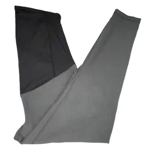 Isabel Maternity‎ By Ingrid & Isabel Gray Black Medium cropped athletic leggings thumbnail 1